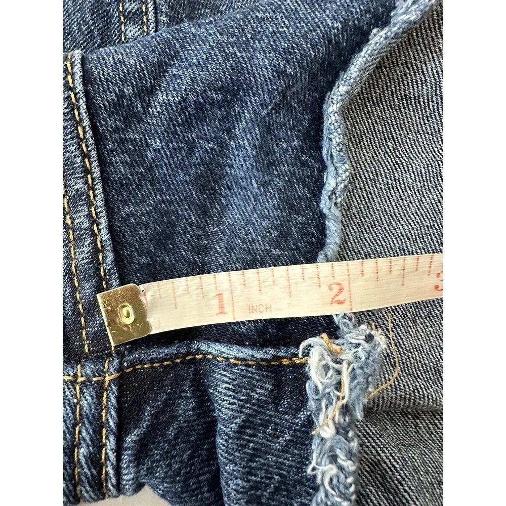 Levis Jean Shorts Women‎ 33 Blue Mid Rise Stretch Denim Classic Packets